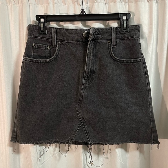 BDG Black Denim Skirt - Picture 1 of 4